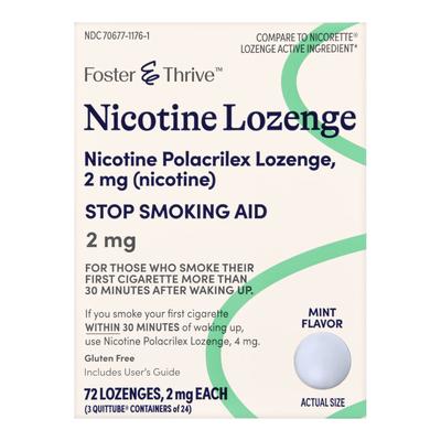 Foster & Thrive Stop Smoking Aid 2 mg Strength Lozenge (1238952_PK)