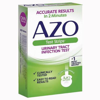AZO Test Strips Urinalysis Test Kit Urinary Tract Infection Detection 2 Tests CLIA Waived (1268937_BX) 1/BX AZO Test Strips® Lab Test Kits