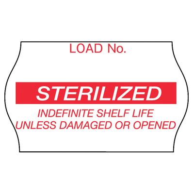 Comply Pre-Printed Label Laboratory Use Red Label Sterilized Red Sterilization Label 5/8 X 1-1/8 Inch (232435_CS)