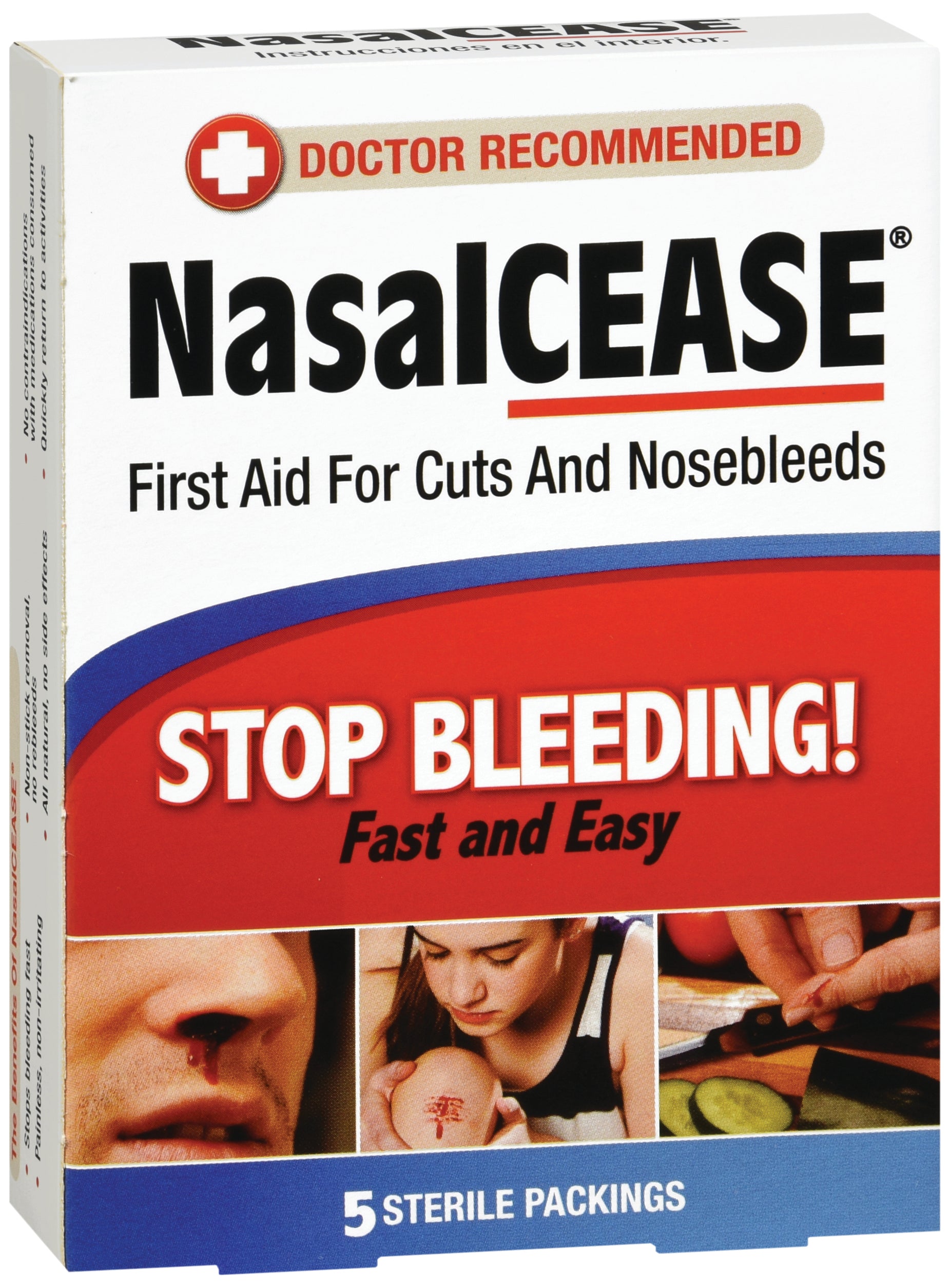 NasalCEASE Nosebleed Treatment Sterile (670661_BX) 5/BX NasalCEASE® Hemostatic Agents