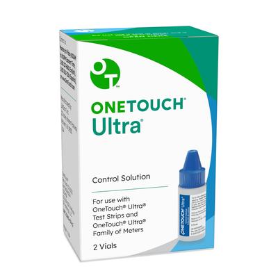 One Touch Ultra Blood Glucose Control Solution Level 1 & 2 (543142_EA) 1/EA One Touch® Ultra Blood Glucose Monitoring Supplies