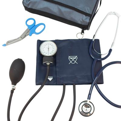 Proscope Reusable Aneroid / Stethoscope Set 23 to 33 cm Adult Cuff Dual Head General Exam Stethoscope Pocket Aneroid (1028819_EA)