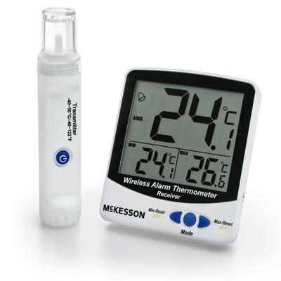 McKesson Digital Refrigerator / Freezer Thermometer with Alarm (1175429_BX) 1/BX Medical Thermometers