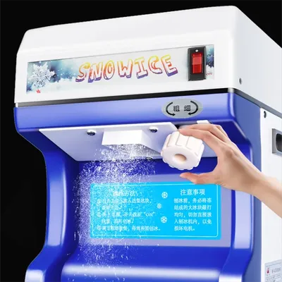 2025 Commercial Bingsu Snow Ice Shaver Crusher Shaving Snow Ice Flake Bingsu Machine