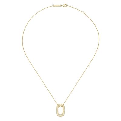 Giorgio Martello Milano Collier mit Zirkonia, Silber 925 Gold Image