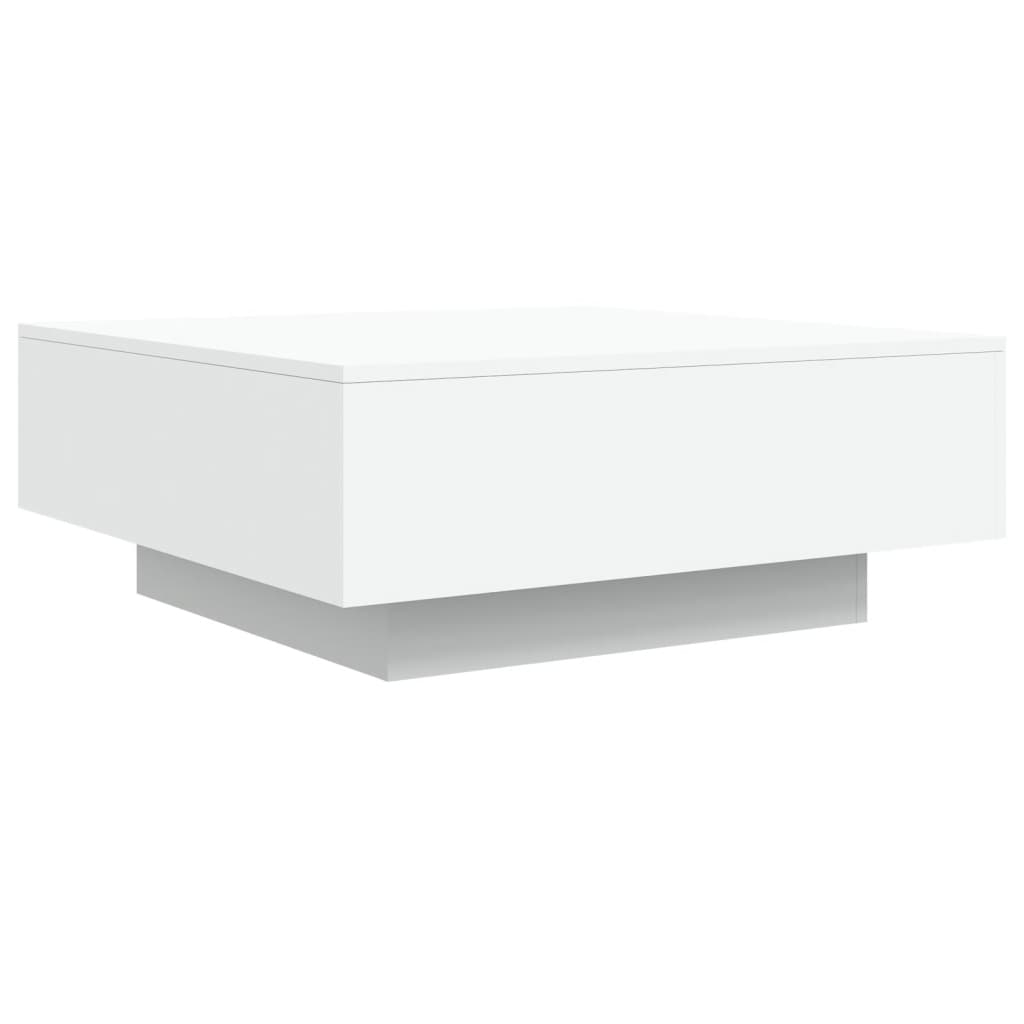 vidaXL Couchtisch Weiß 80x80x31 cm Holzwerkstoff Image