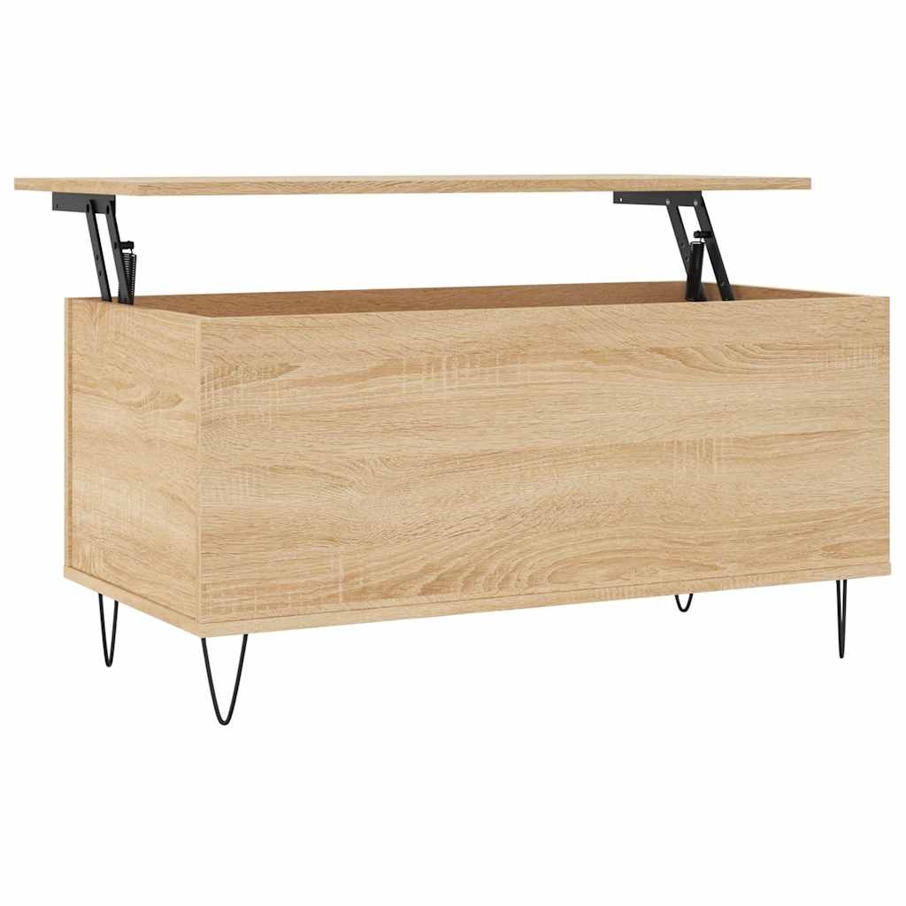 vidaXL Couchtisch Sonoma-Eiche 90x44,5x45 cm Holzwerkstoff Image