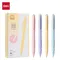 Deli 4/8pcs 0.5mm Black Ink Quick-drying Cute Gel Pen Stationery Signing Pen Gift Office Supplies School Supplies Kawaii Pen