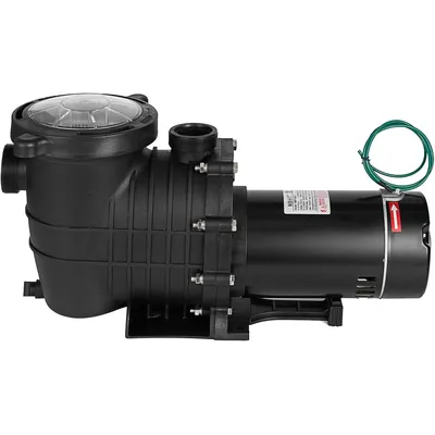 2HP Self Primming Pool Pump, Swimming Pool Pump Upgraded 110V/220V Dual Voltage, 1500W 60HZ Single Speed Pumps