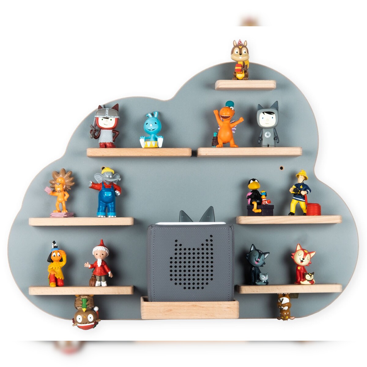 VCM Wandregal BOARTI Regal Grau H. 40 x B. 55 x T. 19 cm Image