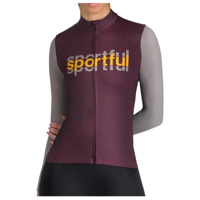 Sportful - Women's Supergiara Logo Thermal Jersey - Radtrikot Gr XL lila Image