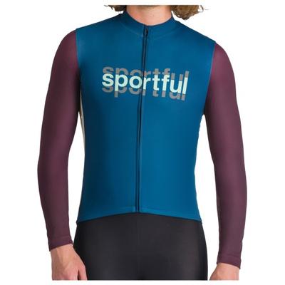 Sportful - Supergiara Logo Thermal Jersey - Radtrikot Gr L blau Image