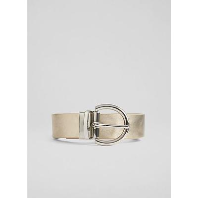 Odette Twist Silver And Gold Belt, Silver Gold