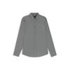 Langarmhemd BOSS ORANGE "Relegant", Herren, Gr. M, N-Gr, open grau062, Web, Obermaterial: 100% Baumwolle, casual, regular fit, hoch geschlossener Ausschnitt, Langarm eingesetzt 2-Knopf-Manschette mit Knöpfen, Hemden, mit BOSS Stickerei