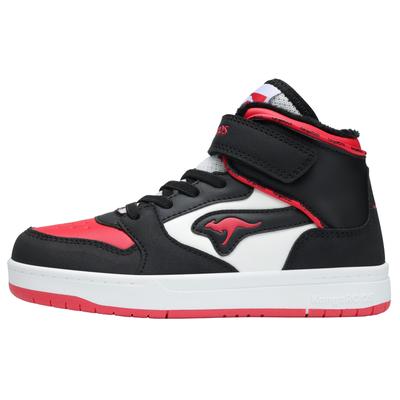 Sneaker KANGAROOS "K-CP RIM MID EV", Gr. 31, blau (jet schwarz, fiery rot), Synthetik, sportlich, Schuhe, wärmendes Innenfutter Image