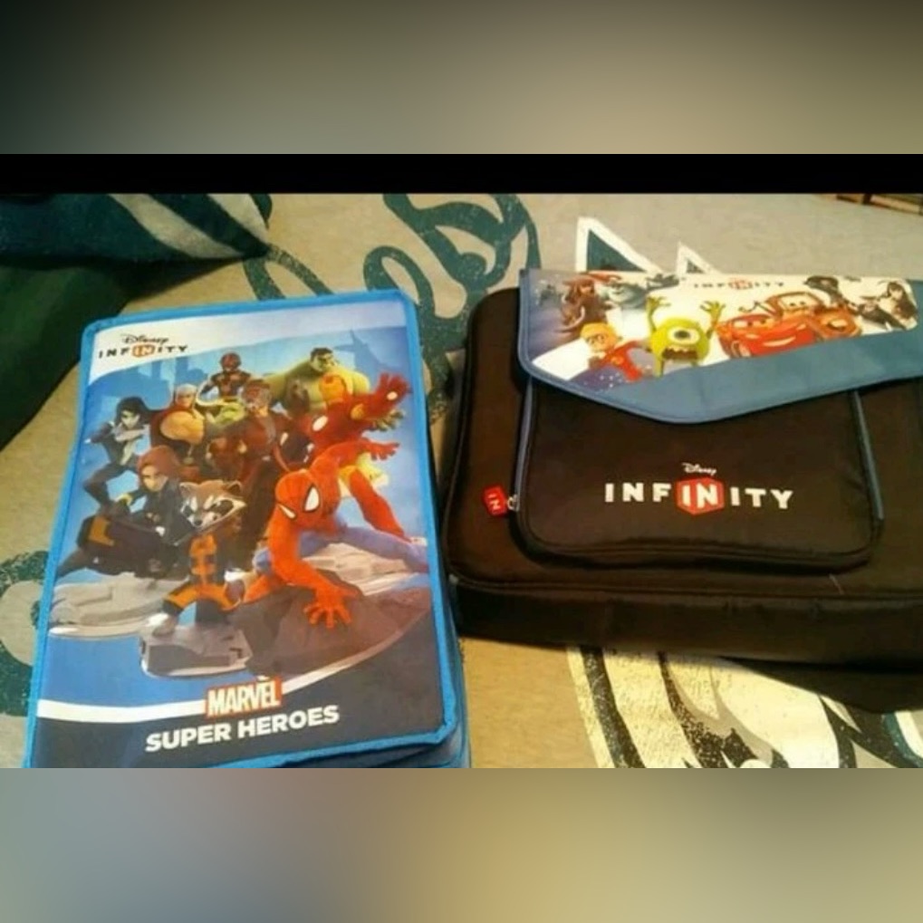 Disney Video Games & Consoles | Huge Disney Infinity Lot Xbox 360 Games And Characters And 2 Storage Units | Color: Black/Blue | Size: Os