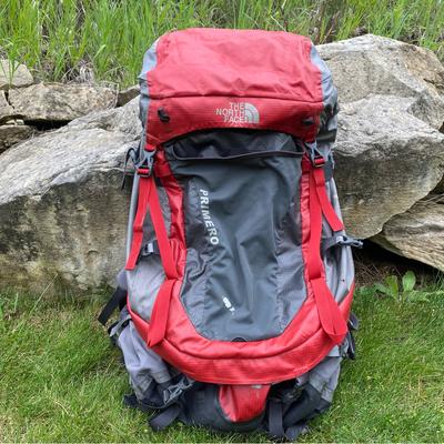 The North Face Bags | The North Face Red And Gray Outdoor Backpack | Color: Gray/Red | Size: Os