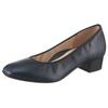 Pumps ARA "MILANO", Damen, Gr. 4 (37), blau (dunkelblau), Glattleder, unifarben, elegant, Schuhe, Business Schuh in klassischer Optik mit Blockabsatz