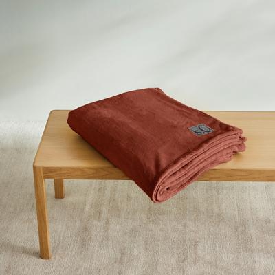 Wohndecke S.OLIVER "s.Oliver Decke Kuschelsoft", orange (terra), B:150cm L:200cm, Wohndecken, 150 x 200 cm (Breite x Länge), in bunten Farben Image