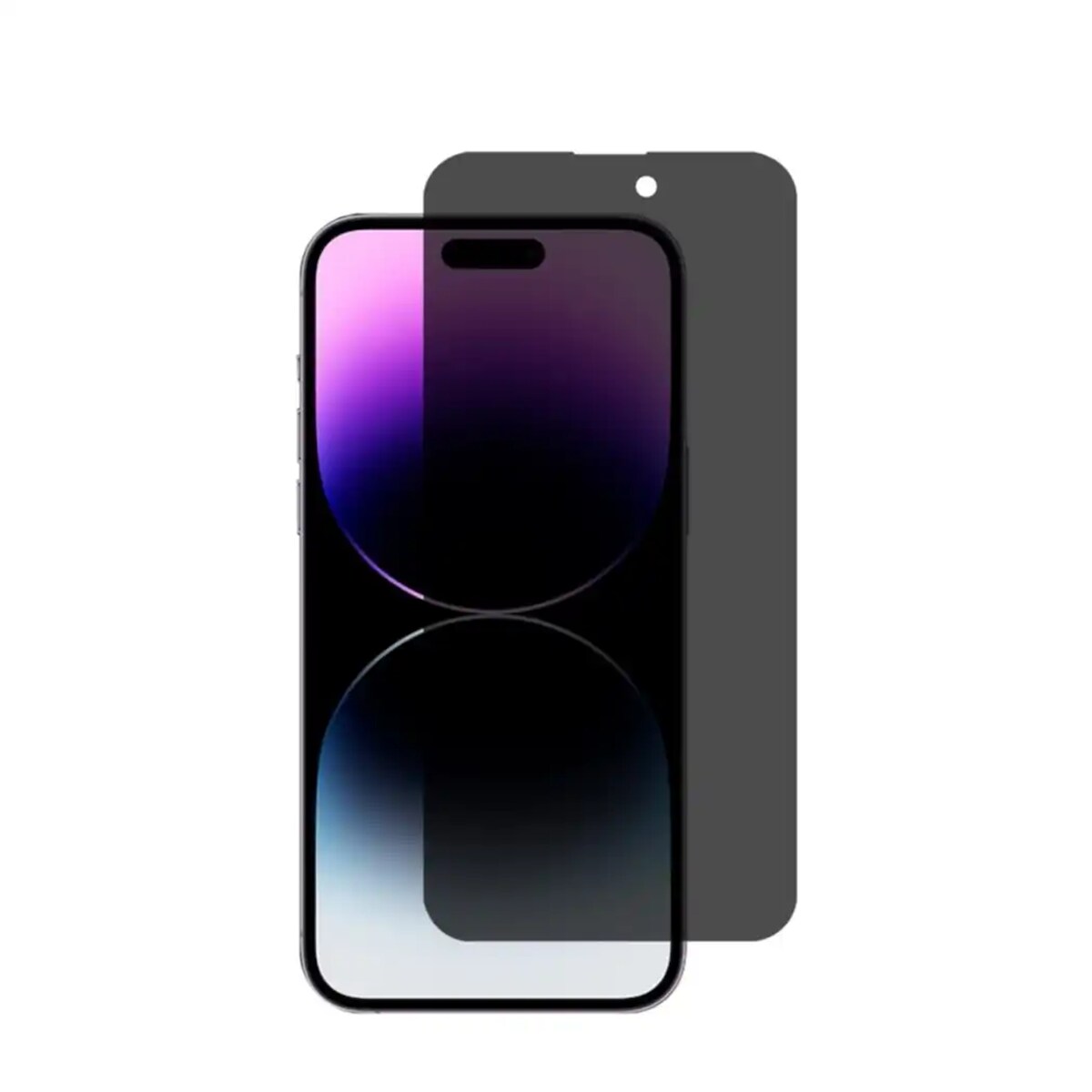 PHONIE Anti-Spy Schutzfolie für iPhone 15 – Blickschutzfolie 2 Stück, Schwarz Image