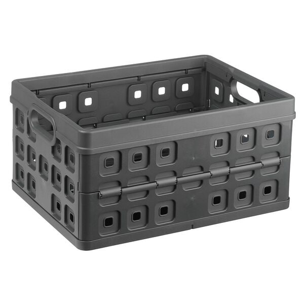 sunware Klappbox »Square« 36,0/49,0/24,5 cm 32.0 L grau, 24.5x49 cm