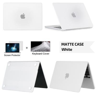 Protective Laptop Case For MacBook Air M1 Chip & Pro matte White pro 16 M4 M1 M2 M3