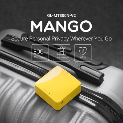 Mango Wireless Mini Portable VPN Travel Router, Pocket WiFi Repeater & Mobile Hotspot Bridge Mango Wireless Mini Portable VPN Travel Router, Pocket WiFi Repeater & Mobile Hotspot Bridge