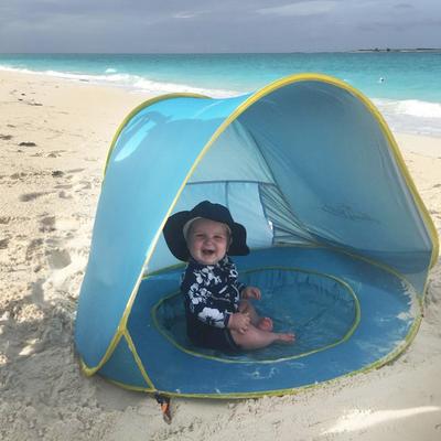 Modern Baby Pop Up Beach Tent With Pool Easy Setup Sun Shade For Babies Modern Baby Pop Up Beach Tent With Pool Easy Setup Sun Shade For Babies