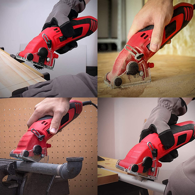 Handy Electric Mini Circular Saw Best Multi Function Power Saw For Precision Cutting Extra Blades
