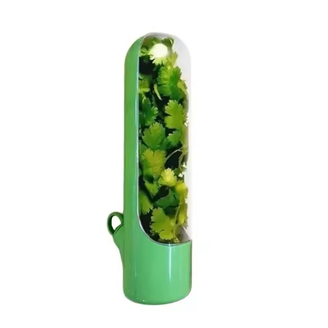 Herb Saver Pod For Refrigerator Keep Herbs Fresh Longer green