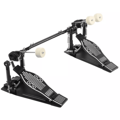 Professional Double Kick Drum Pedal, Sturdy Metal Design With Quick Release Clamp, High Speed Double Pedal For Drummers Professional Double Kick Drum Pedal, Sturdy Metal Design With Quick Release Clamp, High Speed Double Pedal For Drummers
