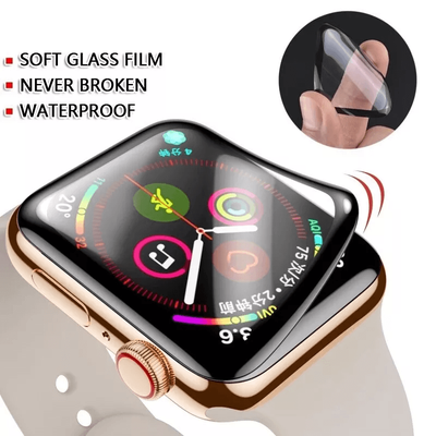 Full Screen Protector Pack For Apple Watch SE, Ultra Thin Clear TPU Case Cover For IWatch Series apple Watch 38mm