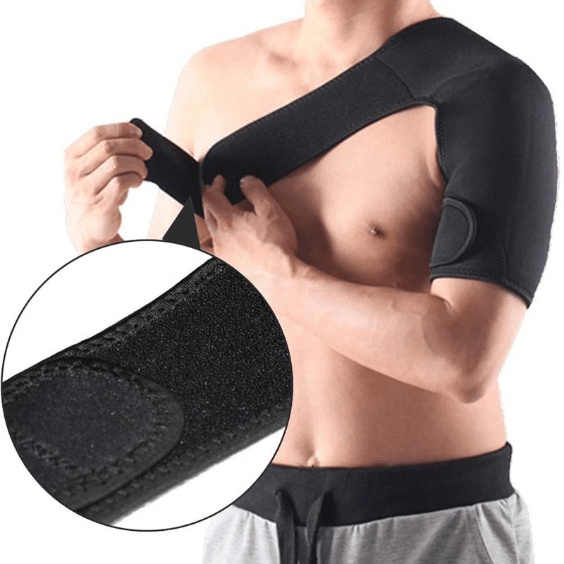 Shoulder Brace Support Compression Sleeve For Torn Rotator Cuff & AC Joint Pain Relief right Shoulder