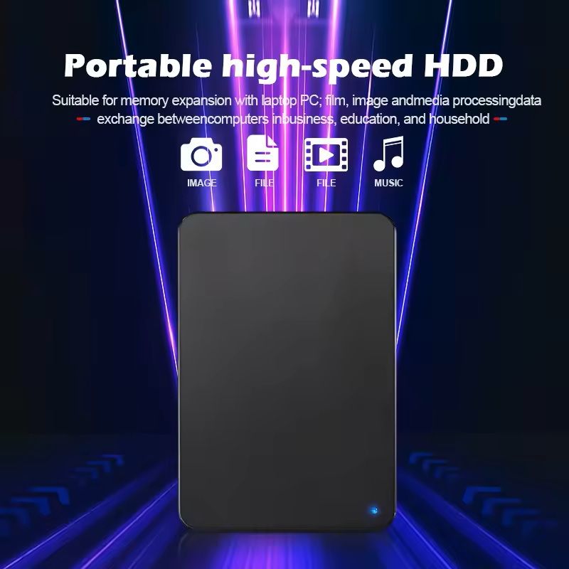 UltraSlim USB 3.0 Portable External Hard Drive High Speed Storage For PC, Mac, PS4 & More 640gb