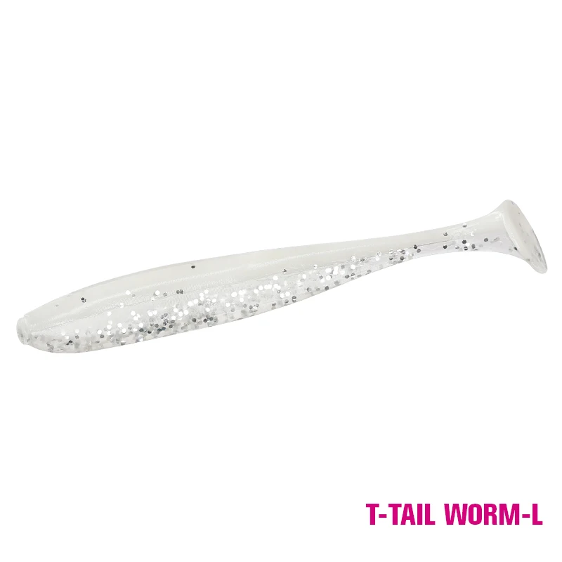 T Tail Worm Baits Easy Shiner Artificial Fishing Lures Odor Enhanced Bass Wobblers Swimbaits For Freshwater Saltwater t Tail l 100mm 4.7g 10pcs