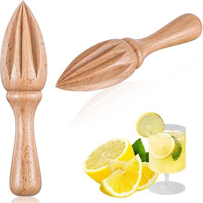 Manual Wooden Citrus Reamer Lemon Squeezer, Portable Hand Juicer For Oranges Lemons, Mini Fruit Juicer Kitchen Tool Manual Wooden Citrus Reamer Lemon Squeezer, Portable Hand Juicer For Oranges Lemons, Mini Fruit Juicer Kitchen Tool