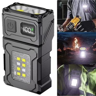 Super Bright MINI USB Rechargeable LED Flashlight, Portable Tail Magnet Camping Lantern Side COB Emergency Light Super Bright MINI USB Rechargeable LED Flashlight, Portable Tail Magnet Camping Lantern Side COB Emergency Light