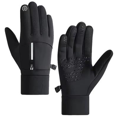Waterproof Thermal Winter Gloves For Running, Cycling, And Outdoor Work black xl