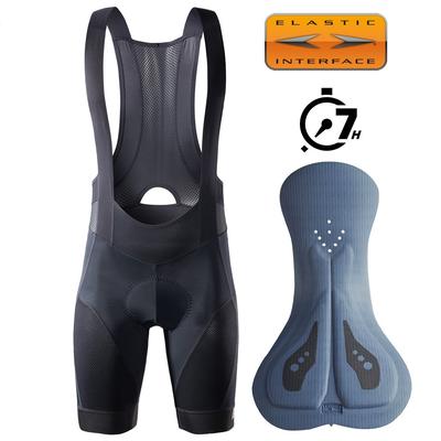 Cycling Bib Shorts, Ciclismo Masculina MTB Padded Tights With Elastic Interface Cushion For Road & Long Distance Riding paris Hp Men 7h m