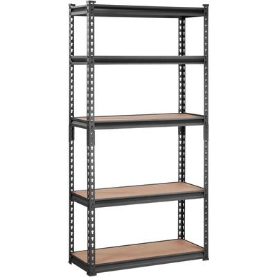 Industrial 5 Tier Storage Rack, Adjustable Garage Shelving Unit, 2000 Lbs Weight Capacity Industrial 5 Tier Storage Rack, Adjustable Garage Shelving Unit, 2000 Lbs Weight Capacity
