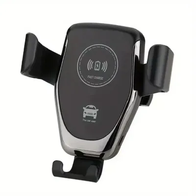 Wireless Car Charger Mount, Fast Charging Phone Holder For IPhone, Samsung, Xiaomi black