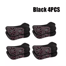 Tourmaline Self Heating Socks For Winter, Thermal Health Care Socks, Deodorant Warm Floor Socks For Men And Women 4 Pc