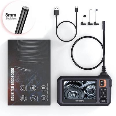 Endoscope Camera With 4.3" IPS Screen HD Inspection Camera For Car Repair, Plumbing & Dark Areas 8mm Single Lens 10m
