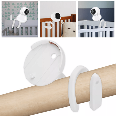 Crib Camera Shelf Mount For Infant Optics DXR 8 & Pro, Secure Baby Monitor Holder Crib Camera Shelf Mount For Infant Optics DXR 8 & Pro, Secure Baby Monitor Holder