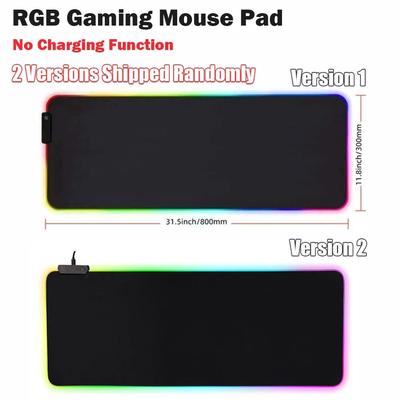 Wireless Charging RGB Mouse Pad With Luminous Edge For Gaming And Phone Charging Desktop Setup version 1