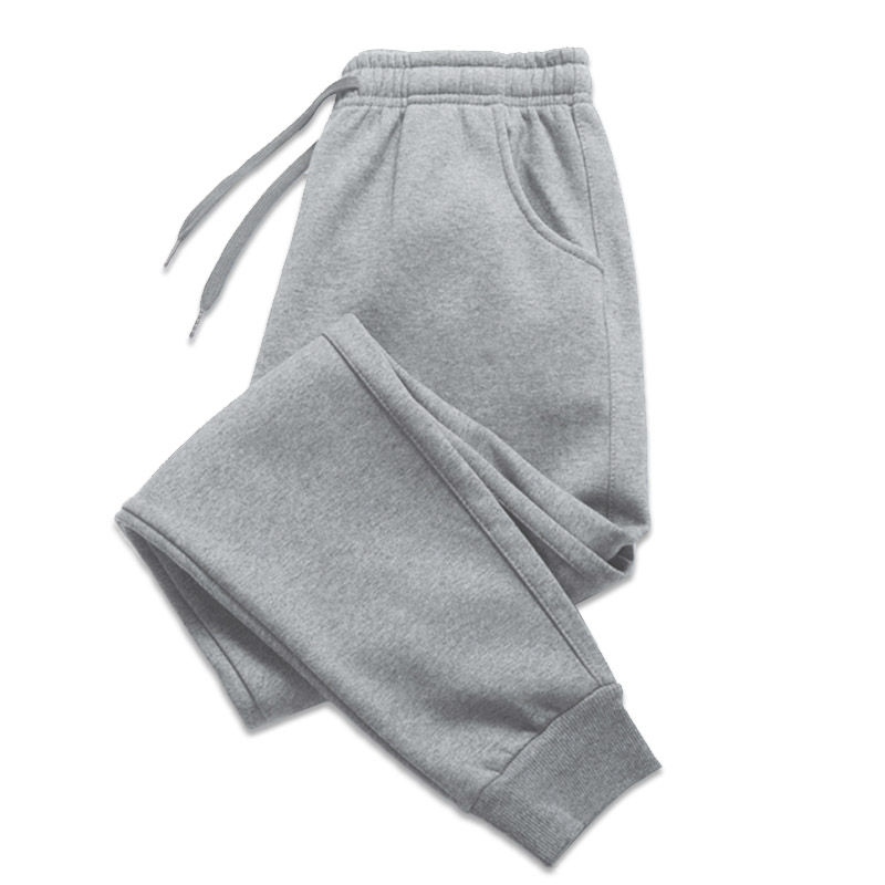 Breathable Mens Sport Pants Lightweight Jogging Trousers For Casual Wear, Gym & Outdoor Activities gray l