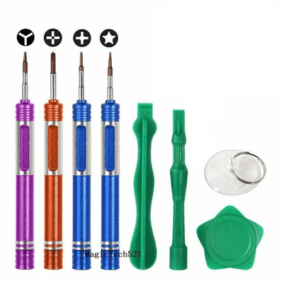 Phone Screen Opening Repair Tools Kit For IPhone, Precision Screwdriver Set With Pry Tools Suction Cup For Mobile Phone set Of 8 Pcs Tool Kit