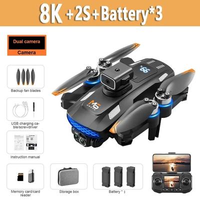 Xiaomi M6 8K Camera Drone With 5G FPV Video And Screen Remote Control Quadcopter For Aerial Photography m6 8k 3 Battery