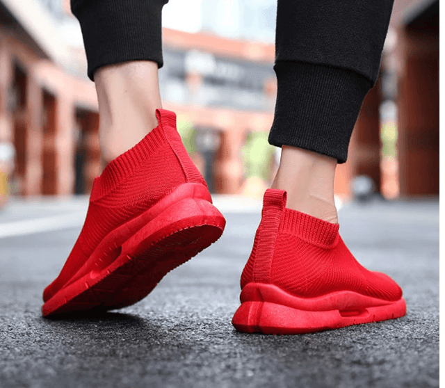 Mens Lightweight Slip On Running Shoes Breathable Casual Sneakers For Everyday Comfort 6 black