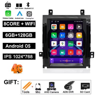 Android 14 Car Stereo Head Unit With CarPlay And GPS For Cadillac Escalade (20072013) t1 8g 128g Cam Dvr